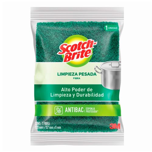 Fibra Verde 3M Scotch Brite Grande Aroma Limón