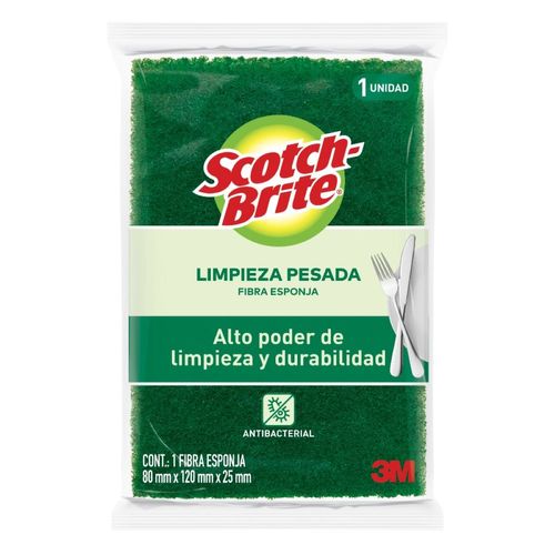 Fibra Esponja 3M Scotch Brite Grande Aroma Limón