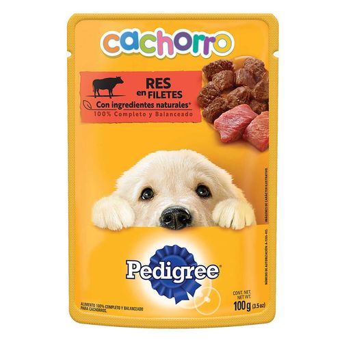 Alimento Húmedo para Cachorros Pedigree Sabor Res 100g