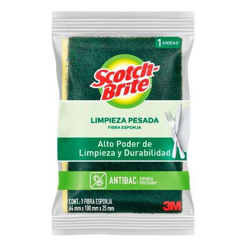 Fibra Esponja 3M Scotch Brite Chica Aroma Limón