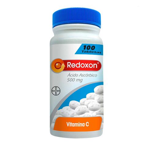 Tabletas Redoxon 500mg de Vitamina C Frasco con 100 Tabletas