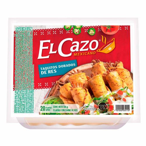 Taquitos Dorados de Res El Cazo 324g