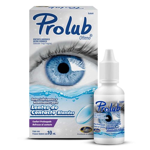 Gotas para Lentes de Contacto Blandos Prolub Ofteno Lubricantes 10ml