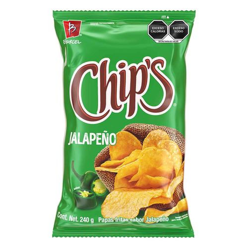 Papas Barcel Chip's Jalapeño 240g
