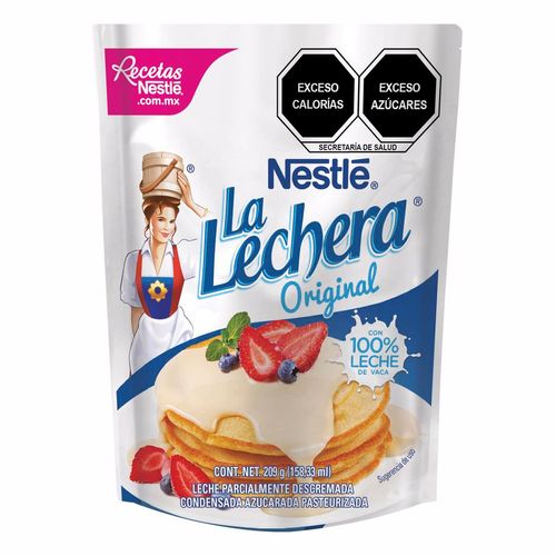 Leche Condensada Nestlé La Lechera Bolsa 209g