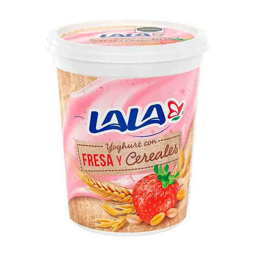 Yoghurt Lala Batido Fresa y Cereal 900g