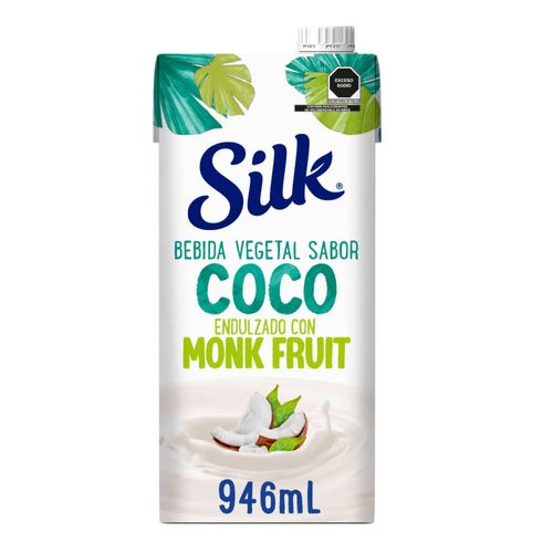Alimento Líquido Silk de Coco Sin Azúcar Sabor Monkfruit 946ml