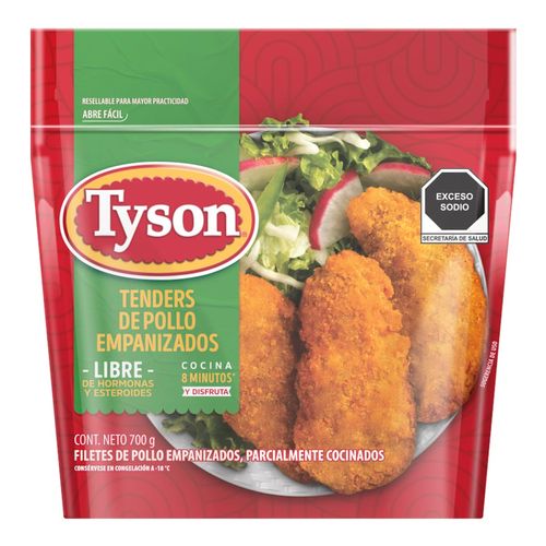 Filetes de Pollo Tyson Empanizado 700g