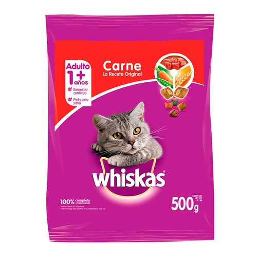 Alimento para Gatos Whiskas Adulto 500g