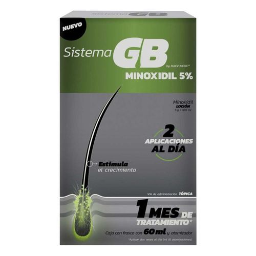 Sistema GB Basic Solución Alopecia Combate Calvicie 60 ml