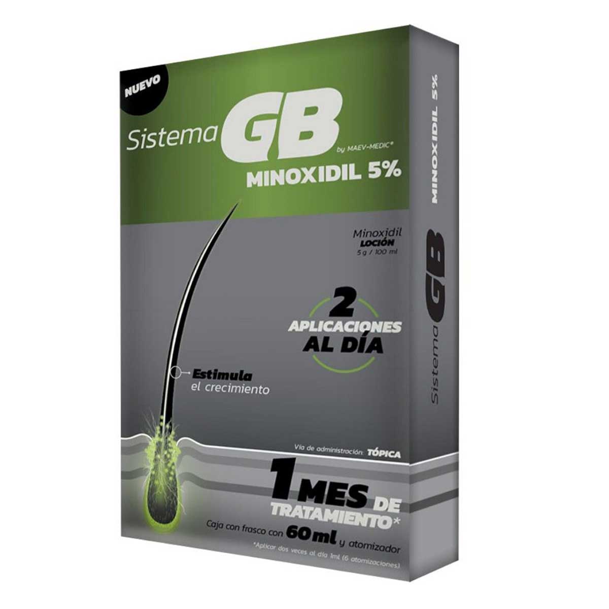 Sistema GB Basic Solución Alopecia Combate Calvicie 60 ml | Chedraui