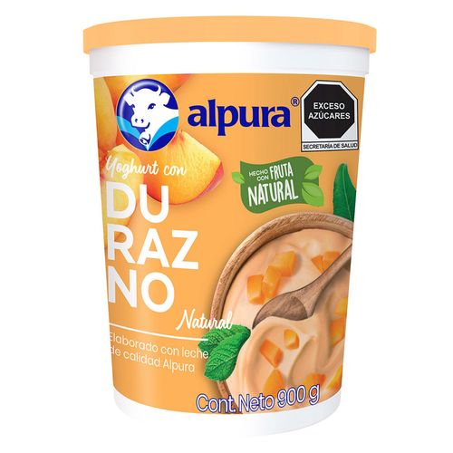 Yoghurt Alpura Batido Durazno 900g