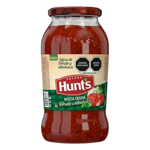 Salsa para Pasta Hunt's Tomate y albahaca 680g