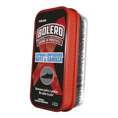 Esponja Limpiadora de Calzado Bolero Ante y Gamuza