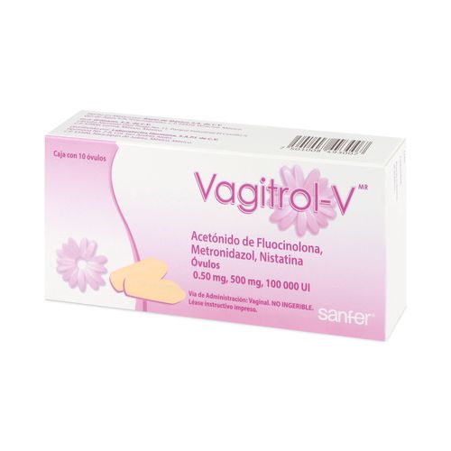 Óvulos Vagitrol-V Caja con 10 Óvulos