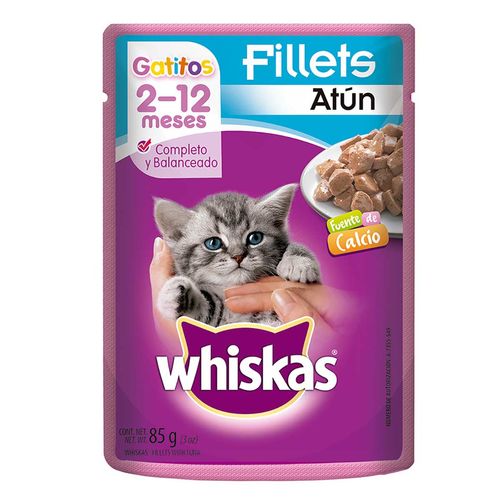 Alimento Húmedo para Gatos Whiskas Gatitos 85g