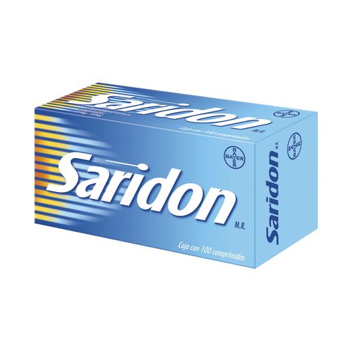 Comprimidos Saridon 500mg/50mg Caja con 100 Comprimidos
