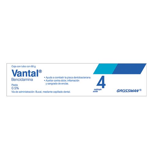 Pasta Dental Vantal Tubo de 60g