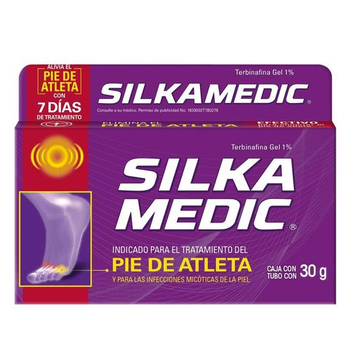 Gel Silka Medic Antimicótico Pie de Atleta Tubo con 30g