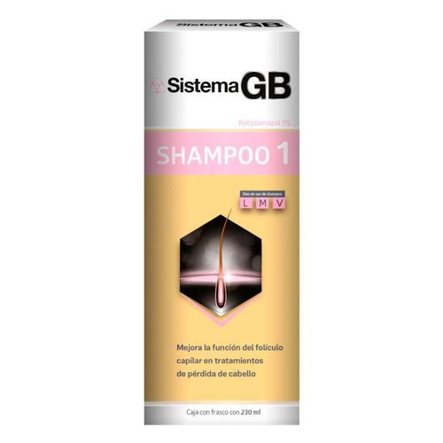 Sistema GB Shampoo 1 Mujer Ketoconazol 230ml