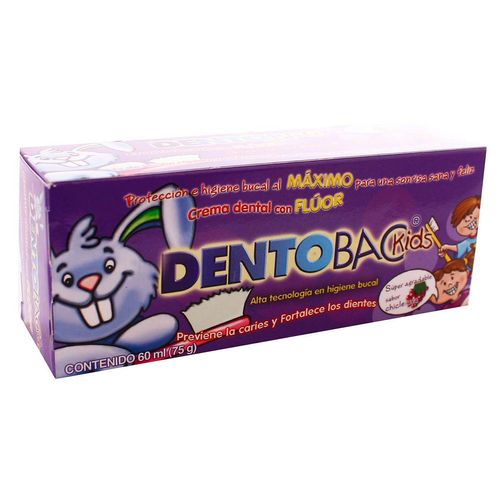 Pasta Dental Infantil Dentobac Kids Uva 60ml