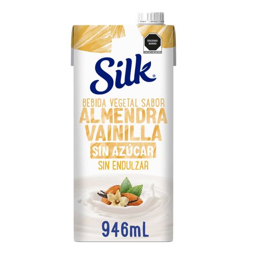 Alimento Líquido Silk Almendra Vainilla Sin Azúcar 946ml