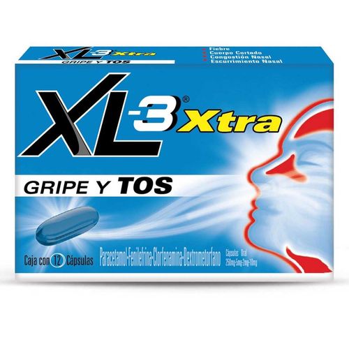 Cápsulas XL-3 Xtra Antigripal Caja con 12 Cápsulas