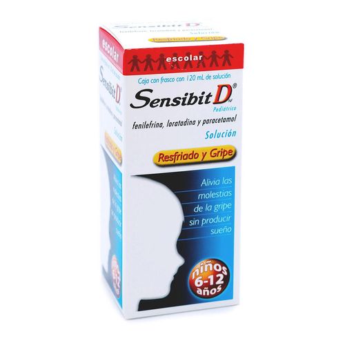 Solución Infantil Sensibit D Pedriátrico Frasco con 120ml
