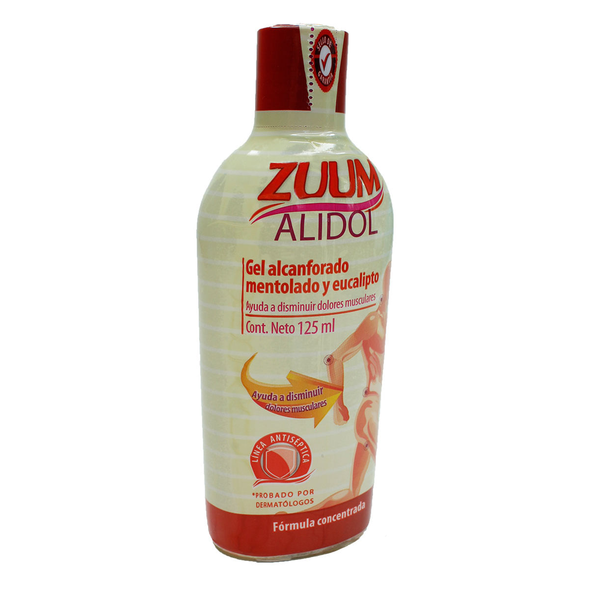 Gel Alcanforado Zuum Alidol Mentolado y Eucalipto125ml | Chedraui