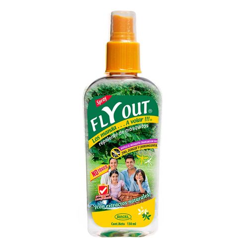 Repelente de Mosquitos en Spray Fly Out 130ml