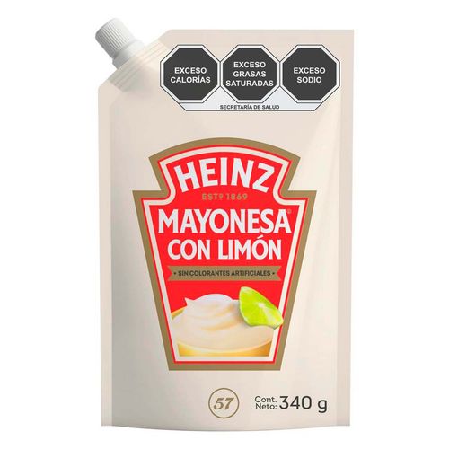 Mayonesa Heinz Limón Doy Pack 340g