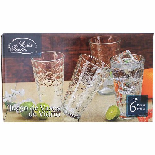 Juego de Vasos Crisa 6 Piezas Diamante