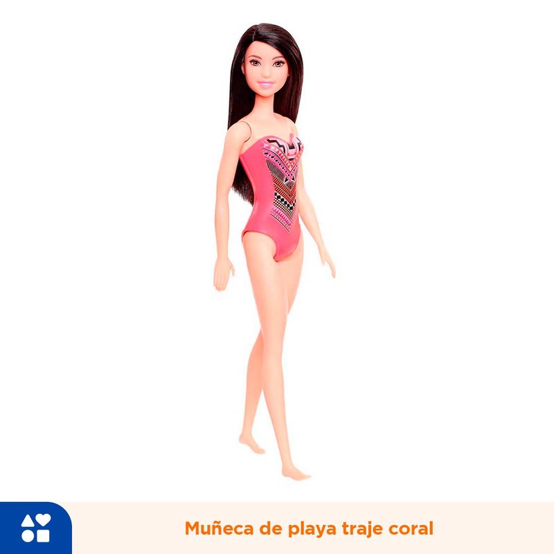 Muneca Barbie Fashionista Surtido de munecas Playa Chedraui