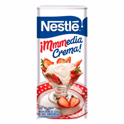 Media Crema Nestlé Brick 190ml.