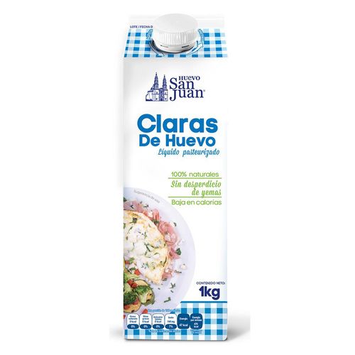 Clara Huevo Liquida Pasteurizada 1L