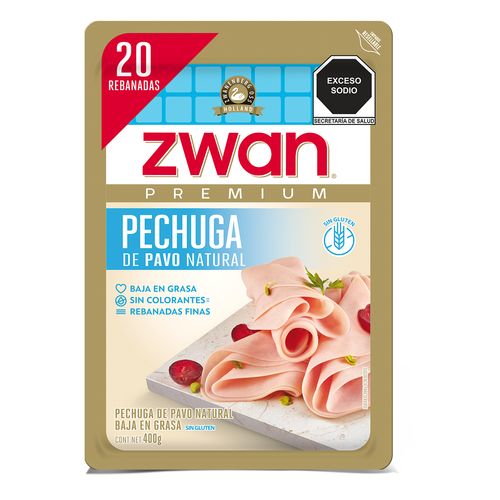 Pechuga Zwan Pavo Natural 400g