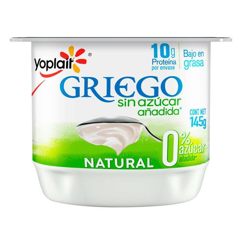 Yoghurt Yoplait Batido Griego sin Azúcar Natural45g