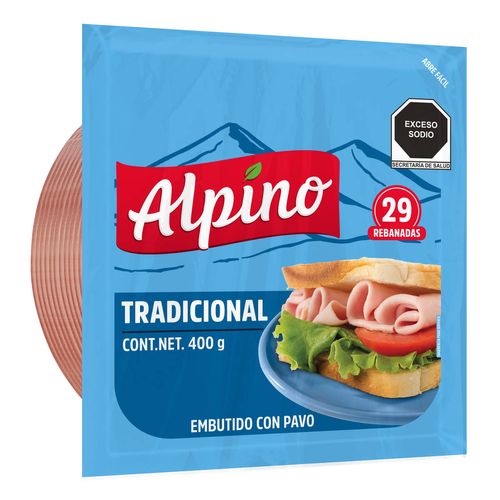 Jamón Alpino Pavo 400g