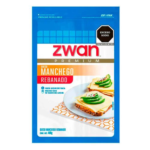 Queso Zwan Manchego Rebanado 400g