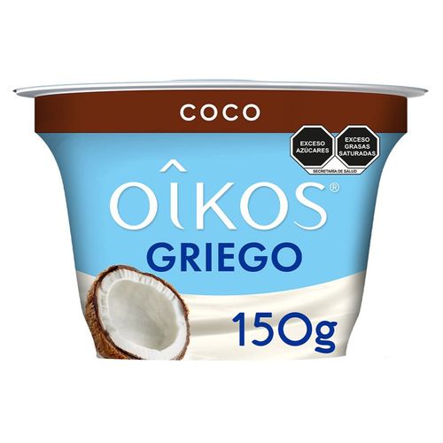 Yoghurt Griego Oikos Con Coco Rallado 150g