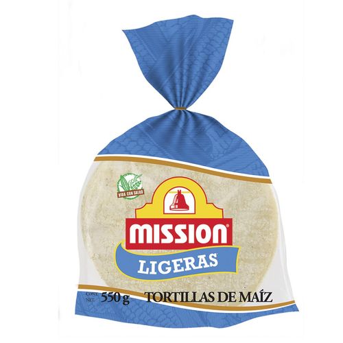 Tortilla De Maíz Mission Blanca 550g