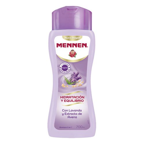 Shampoo Mennen Hidratación y Equilibrio Lavanda y Extracto de Avena 700ml