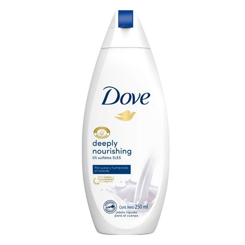 Jabón Liquido corporal Dove Nutrición Profunda 250 ml