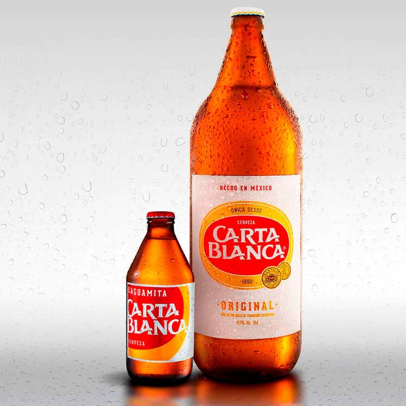 Cerveza Clara Caguamita Carta Blanca 6 Botellas de 300ml c/u | Chedraui