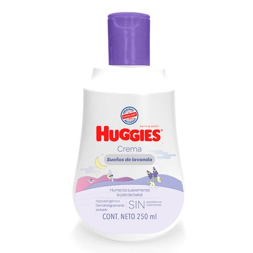 Crema Huggies Sueños de Lavanda 250 ml