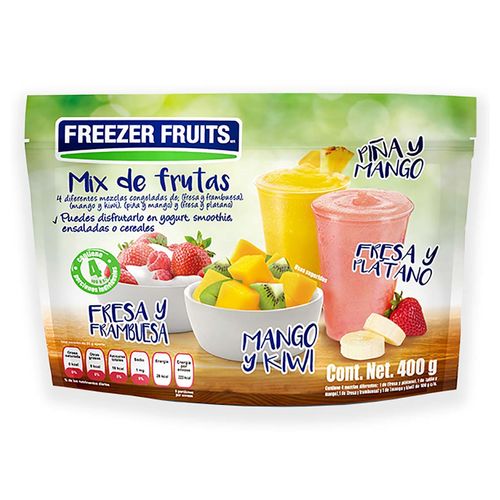 Mix de Frutas Congeladas Freezer Fruits 400g