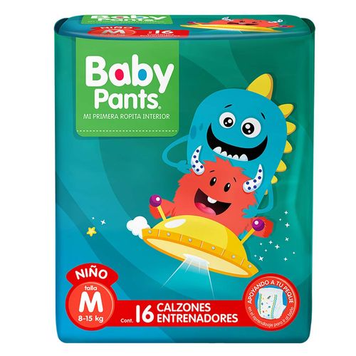 Calzón entrenador Baby Pants Niño Talla Mediana 16 pañales
