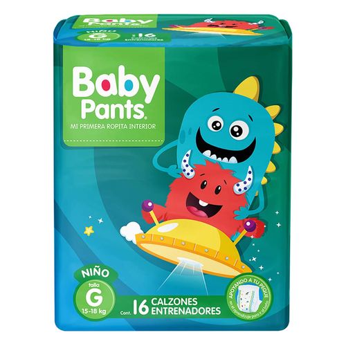 Calzón entrenador Baby Pants Niño Talla Grande 16 pañales