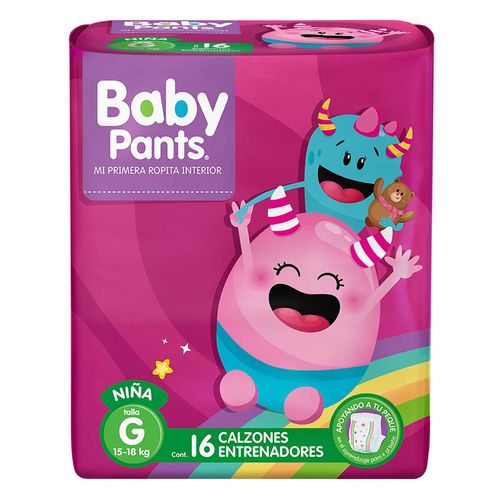 Calzón entrenador Baby Pants Niña Talla Grande 16 pañales