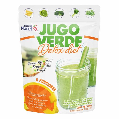 Jugo Verde Congelado Natural Planet 600g